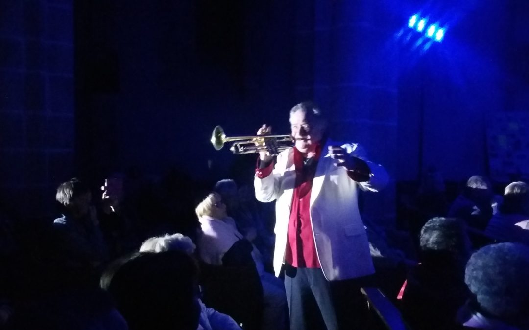 Jean-Claude Borelly et sa trompette d’Or