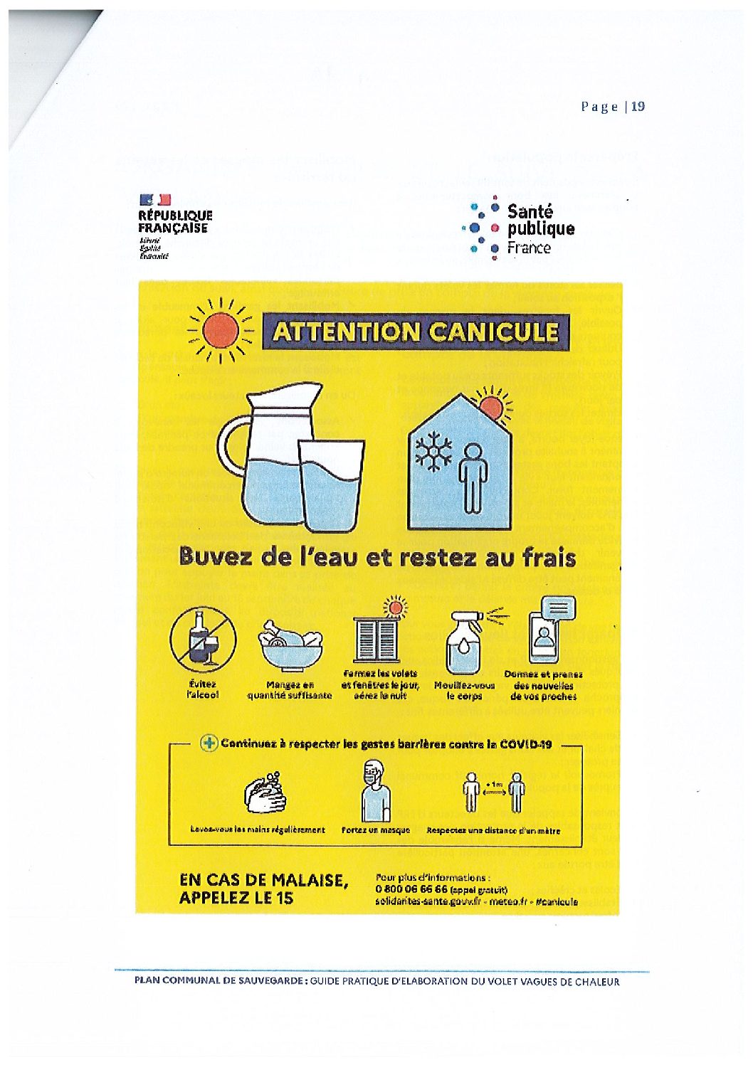 ATTENTION CANICULE