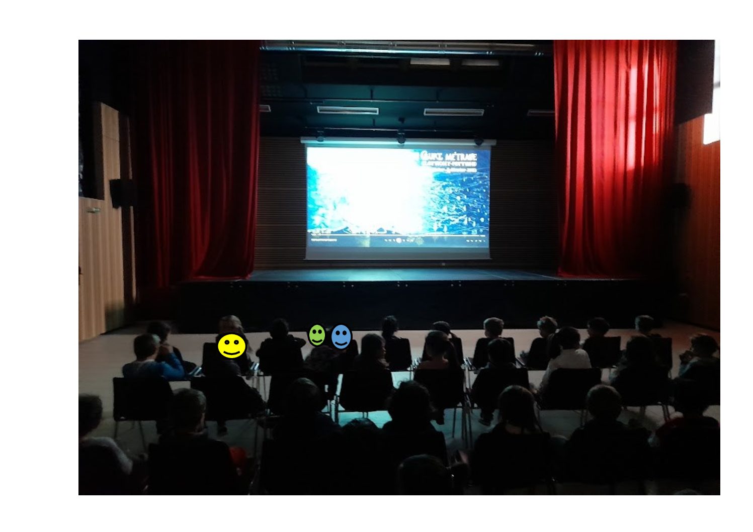 Les élèves de l’école au festival du court-métrage à Pionsat