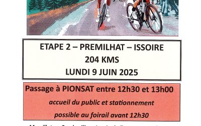 Critérium du Dauphiné à Pionsat