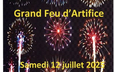 FEU ARTIFICE DU 12 JUILLET