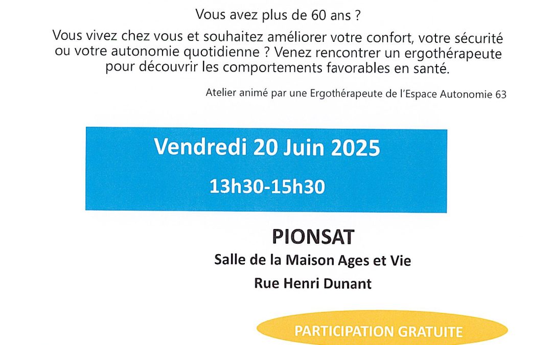 ATELIER PROPOSE PAR LE CLIC