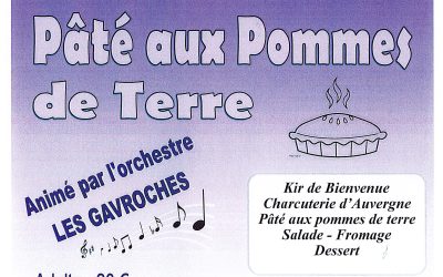 Le traditionnel pâté aux pommes de terre de l’ACEPA