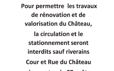 TRAVAUX CHATEAU