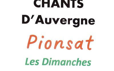 DANSES CHANTS
