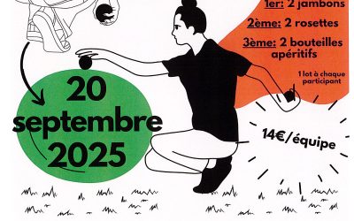 Concours de pétanque à Pionsat