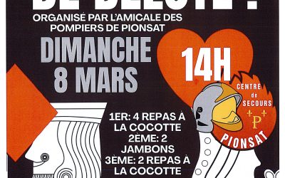 CONCOURS DE BELOTE DES POMPIERD