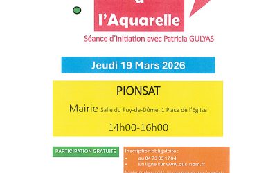 Initiation à l’aquarelle