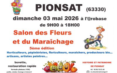 Salon des fleurs et du maraîchage à Pionsat
