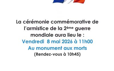Cérémonie du 8 mai à Pionsat