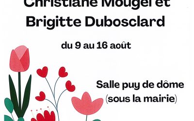 Expo peinture du 9 au 16 août