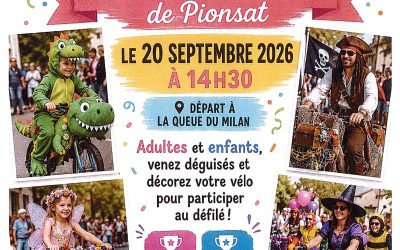 Concours de déguisement pendant la fête patronale