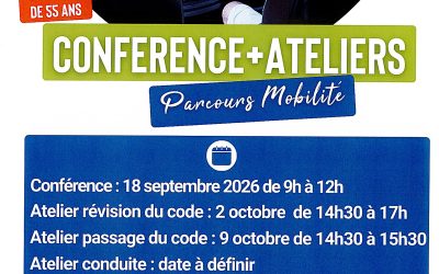 Conférence + ateliers « Parcours Mobilité »