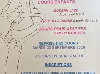 Reprise des cours de danse avec Nathalie